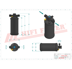 Deshydrateur climatisation adaptable HIFI FILTER DYH90032