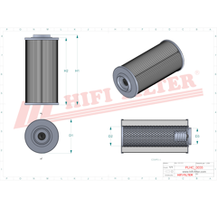 Filtre hydraulique adaptable HIFI FILTER SH630277