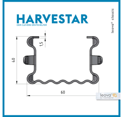 LEOVA® HARVESTAR - Reihenpfahl - Bandverzinkt Z350