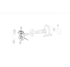 Boîtier de pivot droit pour tracteur CASE IH 04322709 adaptable