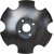 Scheibe gezahnt Ø410x5 mm für Grubber Nachbau  