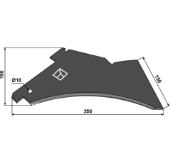 Ladewagenmesser für TAARUP 63117400 Nachbau