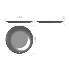 Disque glisseur extérieur pour faucheuse SIP 852020240B origine