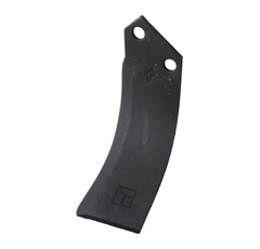 Lame droite 160x60mm pour Fraise/Rotavator AGRITALIA adaptable - Blacksteel©