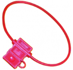 Porte fusible enfichable étanche 20 A avec câble 20 mm2 adaptable