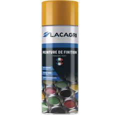 Peinture de finition Jaune narcisse CATERPILLAR aérosol 400ml| LACAGRI