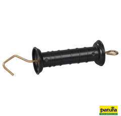 Poignée de porte noire avec crochet – PATURA