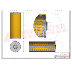 Dieselfilter  HIFI FILTER SN21586 Nachbau