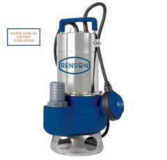 Pompe de relevage pour eaux chargées 230 V - 0,6 KW - RENSON