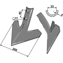 Gänsefußschar 504032N Köckerling Allrounder Nachbau