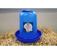 Abreuvoir bleu transparent pour poules 5 L CHICK'A