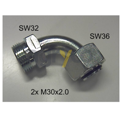 Raccord pour téléscopique MERLO 35313 adaptable