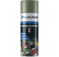 Peinture de finition Vert réséda UNIVERSEL aérosol 400ml| LACAGRI