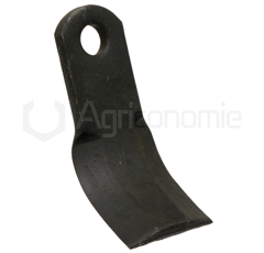 Schlegelmesser 125 x 40 x 41 x 8 mm für Mulcher NOBILI - Nachbau