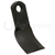 Schlegelmesser 125 x 40 x 41 x 8 mm für Mulcher NOBILI - Nachbau