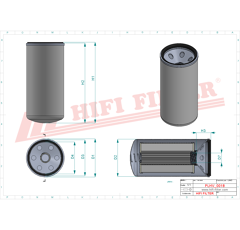 Filtre hydraulique adaptable HIFI FILTER SH87257