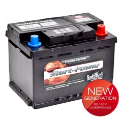 Starterbatterie 12 V 60AH gefüllt geladen 56077GUG Intact