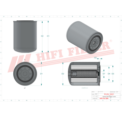 Filtre hydraulique adaptable HIFI FILTER SH62249