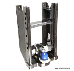 Lagerbock HVLB, Kugel 80W= 330 S32, Hürlimann XL, Schwarz     