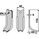 Fräsmesser - rechts / links 1567N Agria by Muzzi