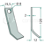 Couteau-Y pour broyeur 120x18,5mm AGRIA adaptable 