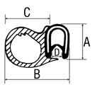 Joint de vitre pour tracteur CASE IH 001497920 adaptable
