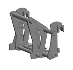 Interface pour télescopique MERLO/CATERPILLAR adaptable