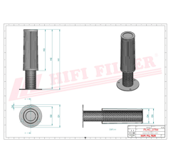 Filtre hydraulique de transmission adaptable HIFI FILTER SH52353