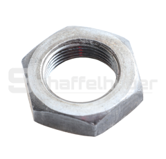 Sechskantmutter flach  blank schwarz Niemeyer by Ziegler