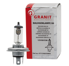 Ampoule halogène H4 - 12V / 55 W adaptable