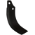 Lame droite pour fraise-rotavator MASCHIO 19100417 adaptable