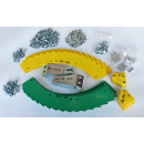 Kit-lames de scie pour JOHN DEERE LCA790404 adaptable - Blacksteel©
