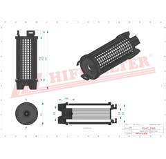 Filtre hydraulique adaptable HIFI FILTER SH68346