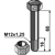 Boulon avec écrou pour VAN WAMEL 3165 adaptable