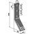 Soc coudé 245 x 45 mm pour semoir VÄDERSTAD 419997 - 419997-1 - BlackSteel©