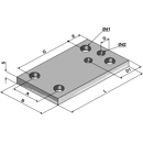 Plaque 170 x 100 x 10 mm pour cultivateur adaptable