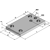 Plaque 170 x 100 x 10 mm pour cultivateur adaptable