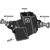 Connecteur gauche pour bineuse KULT KRESS K.FH 110L adaptable - BlackSteel©