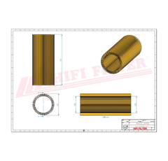 Filtre à gasoil adaptable HIFI FILTER SN046