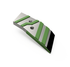 Pointe Gauche carbure et rechargement pour charrue OVERUM 94609 adaptable