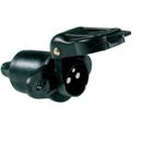 Prise 3 pôles 12 / 24 V pour machine agricole FENDT 133700770382 - 1533880C1 - IH1533880 adaptable