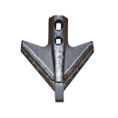 Aileron triangulaire avec plaquettes carbure et rechargement KONGSKILDE 105000584 adaptable