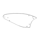 Streichblech-Hinterteil - rechts     9307803131OR Pöttinger Original