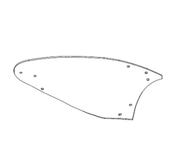 Streichblech-Hinterteil - rechts     9307803131OR Pöttinger Original