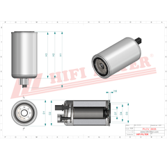 Filtre à gasoil adaptable HIFI FILTER SN40602