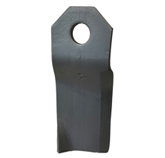 Cuchilla retorcida izquierda para trituradora 220 x 80 mm RÖLL 690609 adaptable- BlackSteel©