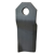 Cuchilla retorcida izquierda para trituradora 220 x 80 mm RÖLL 690609 adaptable- BlackSteel©