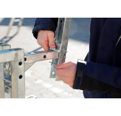 Niche à veau Premium XXL avec enclos