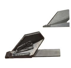 Aileron coutre Gauche avec carbure, plaquettes carbure arrière et rechargement GRÉGOIRE BESSON 172323 adaptable