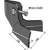 Buteur double 150 mm pour bineuse SCHMOTZER 354269 adaptable - BlackSteel©